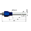 CON3131-13 Титановый электрод с ячейкой 0.01cm-1 на диапазон 0.05-18.25МОм (20 - 0.05мкСм)
