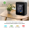 Анализатор качества воздуха 5 параметров CO2/HCHO/TVOC/RH/Temp c Bluetooth и приложением для Android