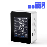 Анализатор качества воздуха 8 параметров PM1/PM2.5/PM10/CO2/TVOC/HCHO/RH/Temp