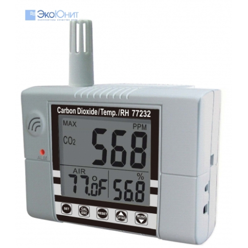 AZ77232 Высокоточный анализатор CO2, влажности и температуры воздуха с  USB