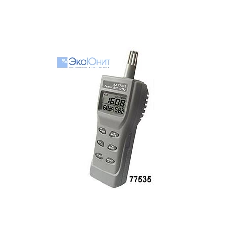 AZ77535 Высокоточный анализатор CO2, влажности, точки росы с USB