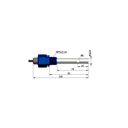 CON3131-13 Титановый электрод с ячейкой 0.01cm-1 на диапазон 0.05-18.25МОм (20 - 0.05мкСм)
