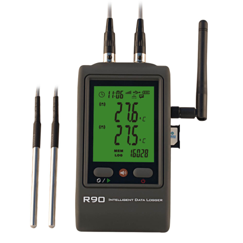 Hairuis R90TT-G Регистратор температуры с двумя внешними датчиками с GSM