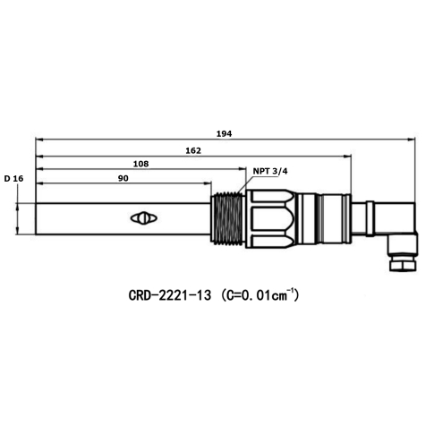 Create CRD-2221-13 Цифровой датчик сопротивления (0.05-18.25МОм) с выходом RS-485