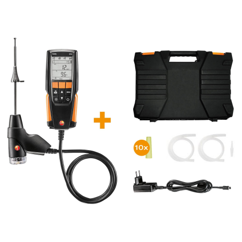 Testo 310 Анализатор дымовых газов в комплекте с несъемным зондом отбора пробы L = 180 мм