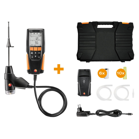 Testo 310 комплекте c ИК принтером с несъемным зондом отбора пробы L = 180 мм, ИК-принтером, в кейсе