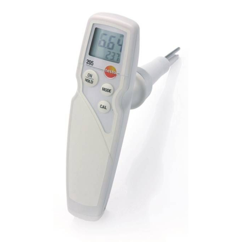 Testo 205 Портативный pH-метр с электродом, устойчивым к загрязнениям