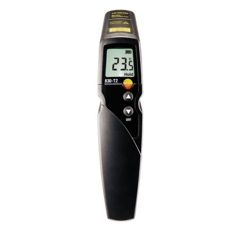 Testo 830-T2 с 2-х точечным лазерным целеуказателем (оптика 12:1), -50  +500 °C