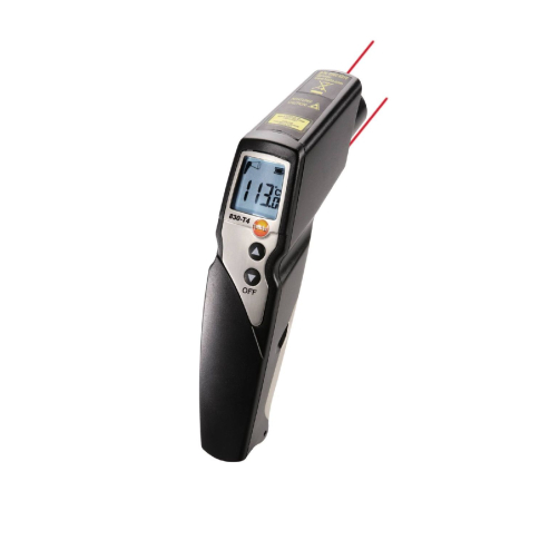 Testo 830-T4 с 2-х точечным лазерным целеуказателем (оптика 30:1), -50 +500 °C и внешней термопарой