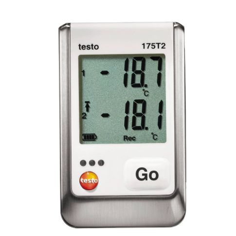 Testo 175 T2 2х-канальный логгер данных температуры с внутренним сенсором (NTC) и разъемом для внешн