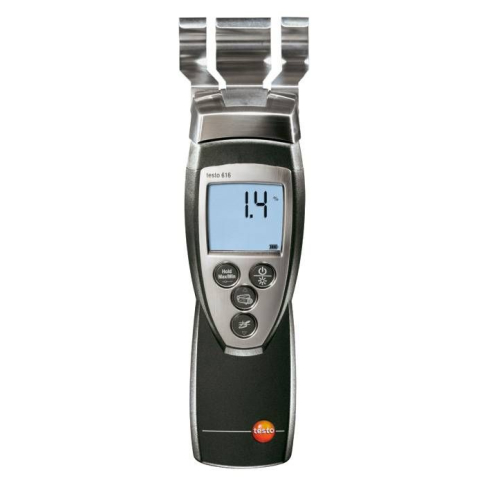 Testo 616 Контактный гигрометр материалов (измерение проводимости материалов), 10 характеристик проводимости