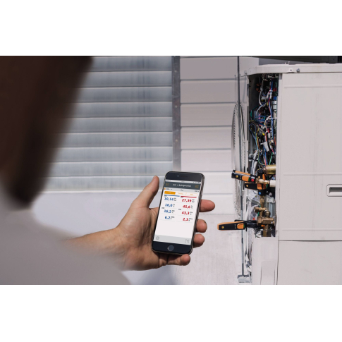 Testo 549i Смарт-зонд манометр высокого давления с Bluetooth, управляемый со смартфона/планшета