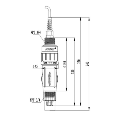 Create pHD-6110-H Цифровой датчик pH/ORP, RS-485 Modbus