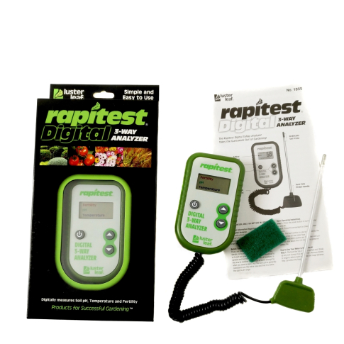 Прибор контроля параметров почвы 4 в 1 Luster Leaf Rapitest 1835/1836