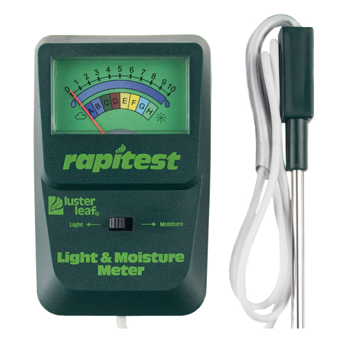 Измеритель влажности и освещенности почвы с внешним датчиком Luster Leaf Rapitest 1830