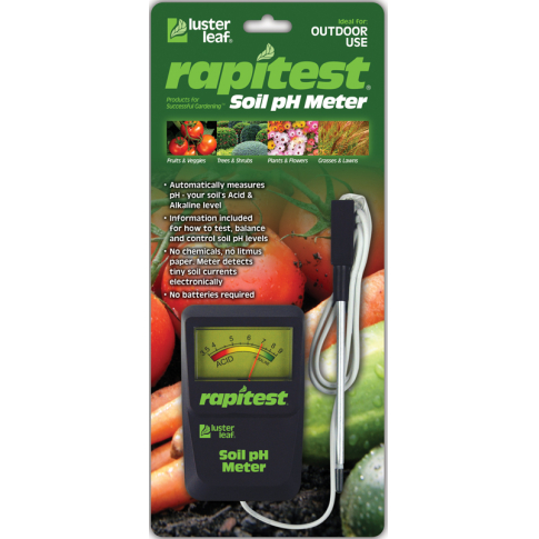 pH метр для почвы с внешним датчиком Luster Leaf Rapitest 1840