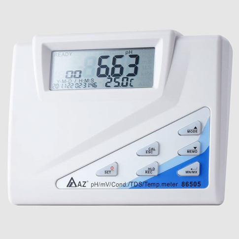 AZ-86505 Лабораторный pH/ОВП/EC/TDS метр с держателем электродов