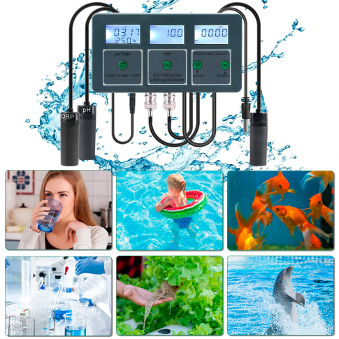 PH-W200 Мультимонитор pH/ORP/EC/TDS/Salt/Temp c приложением для смартфона