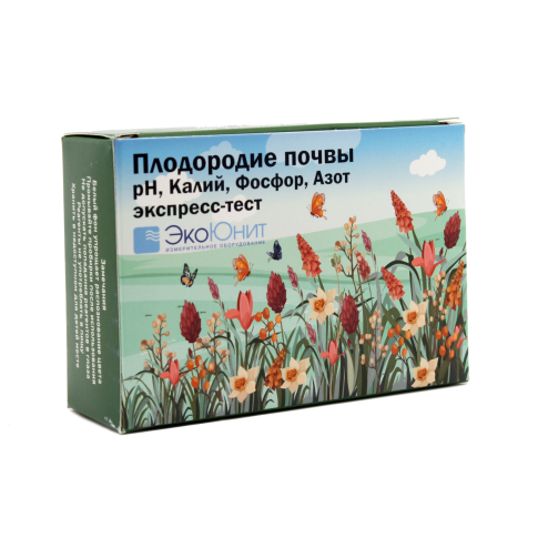 Экспресс анализ плодородия почвы (pH, калий, фосфор, азот)