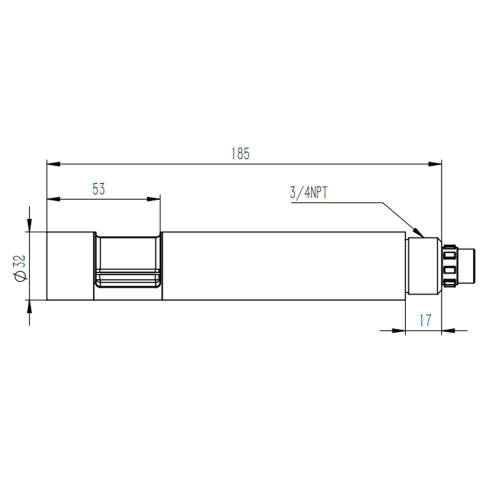 COL-408-S Датчик цветности и мутности (0-500Hz, 0-100NTU, RS-485 Modbus, кабель 5м)
