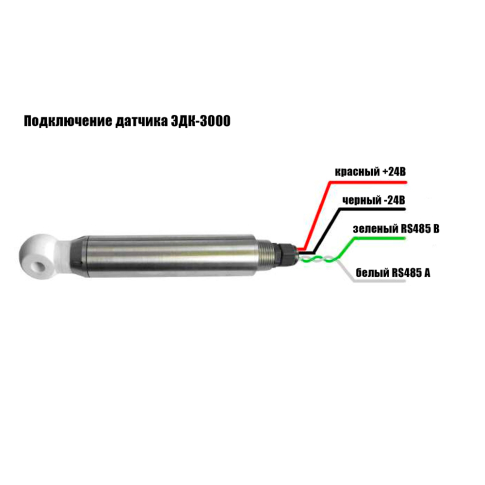 ЭДК-3000 Кондуктометрический датчик(500мкСм-2000мСм,0-120С,3бар,NPT3/4